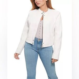 GUESS Fiammetta Faux Leather Moto Jacket NWT 148.00 LAST ONE LEFT